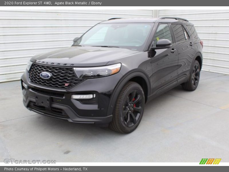 Agate Black Metallic / Ebony 2020 Ford Explorer ST 4WD