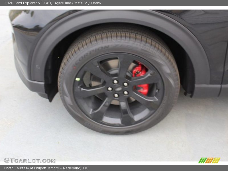 Agate Black Metallic / Ebony 2020 Ford Explorer ST 4WD