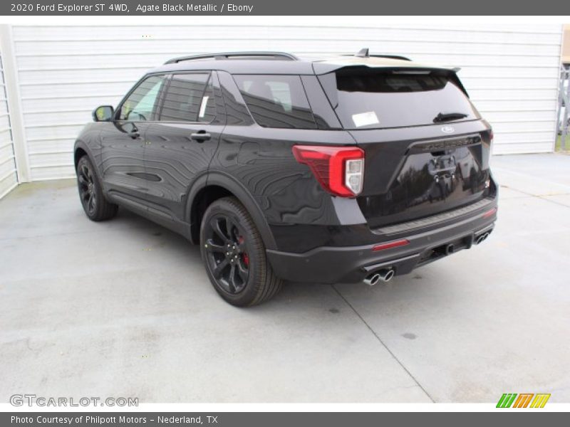 Agate Black Metallic / Ebony 2020 Ford Explorer ST 4WD