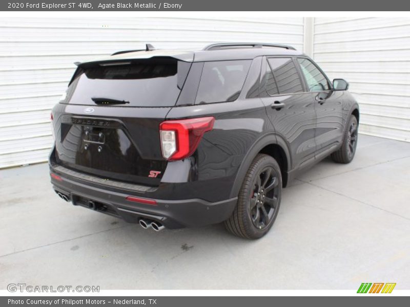 Agate Black Metallic / Ebony 2020 Ford Explorer ST 4WD