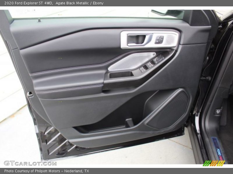 Agate Black Metallic / Ebony 2020 Ford Explorer ST 4WD