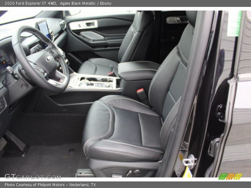 Agate Black Metallic / Ebony 2020 Ford Explorer ST 4WD