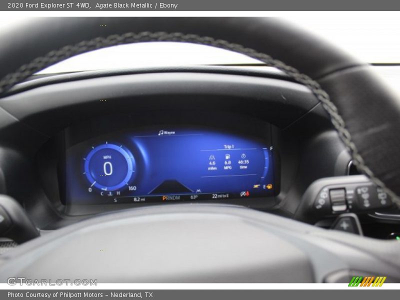 Agate Black Metallic / Ebony 2020 Ford Explorer ST 4WD