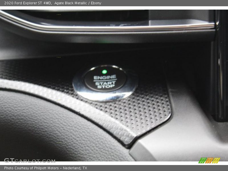 Agate Black Metallic / Ebony 2020 Ford Explorer ST 4WD