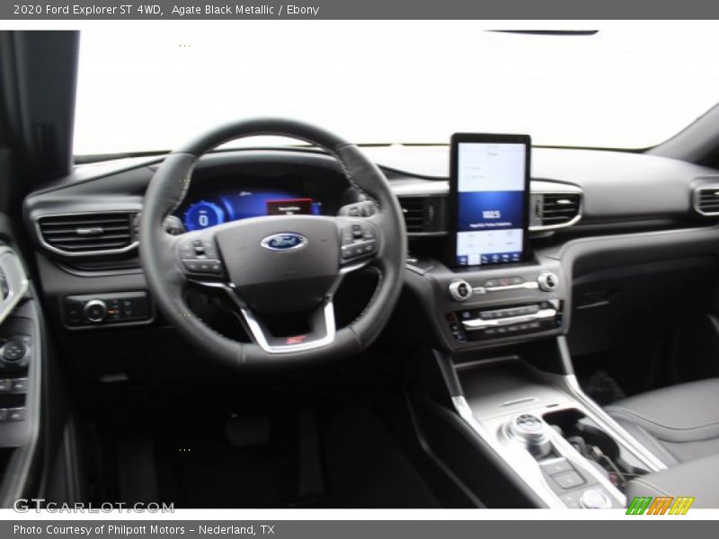 Agate Black Metallic / Ebony 2020 Ford Explorer ST 4WD