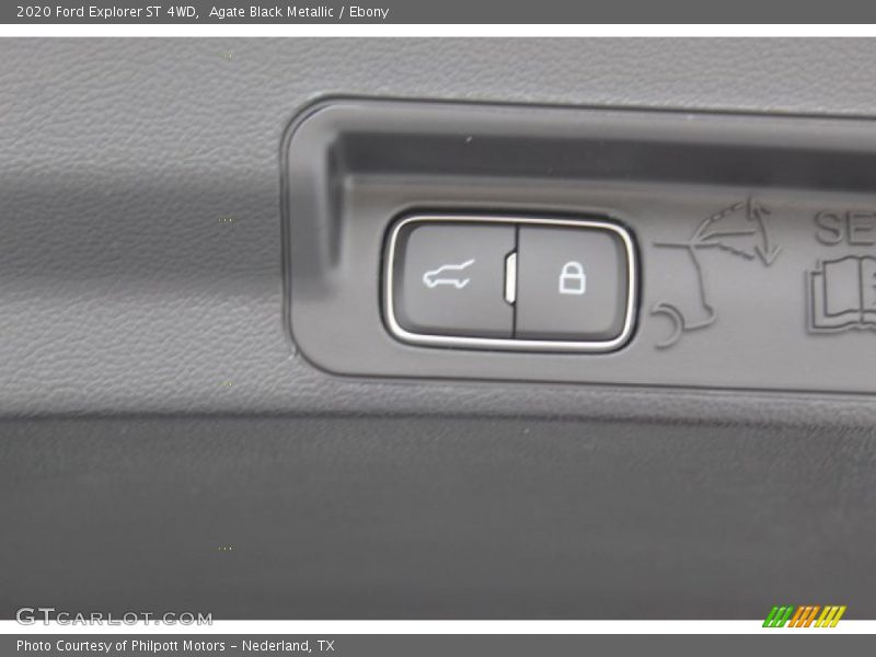 Agate Black Metallic / Ebony 2020 Ford Explorer ST 4WD