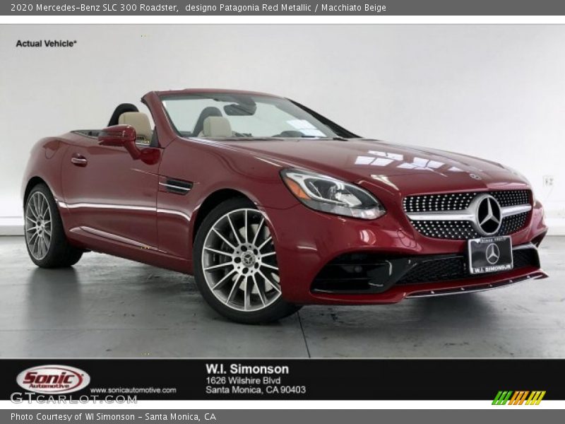 designo Patagonia Red Metallic / Macchiato Beige 2020 Mercedes-Benz SLC 300 Roadster