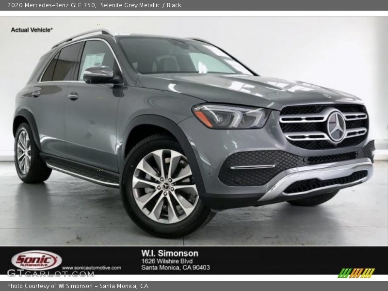 Selenite Grey Metallic / Black 2020 Mercedes-Benz GLE 350