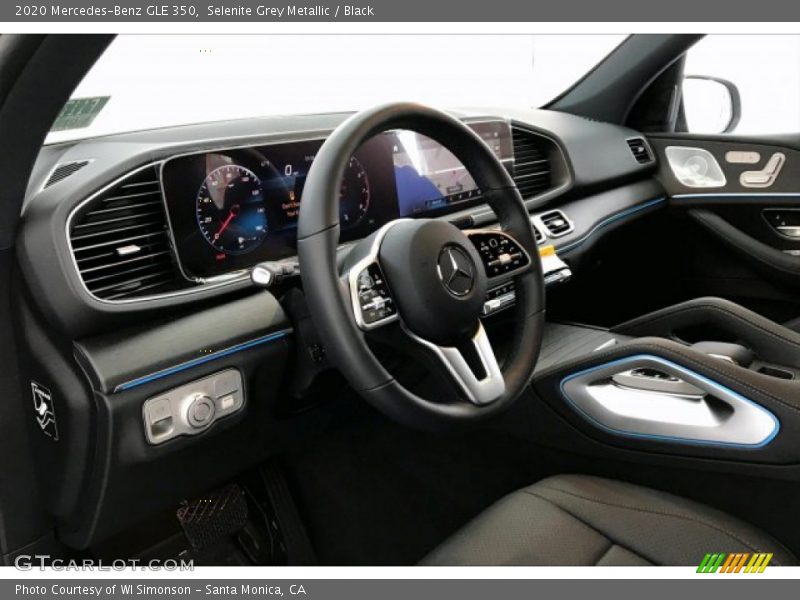 Selenite Grey Metallic / Black 2020 Mercedes-Benz GLE 350