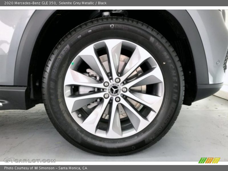 Selenite Grey Metallic / Black 2020 Mercedes-Benz GLE 350