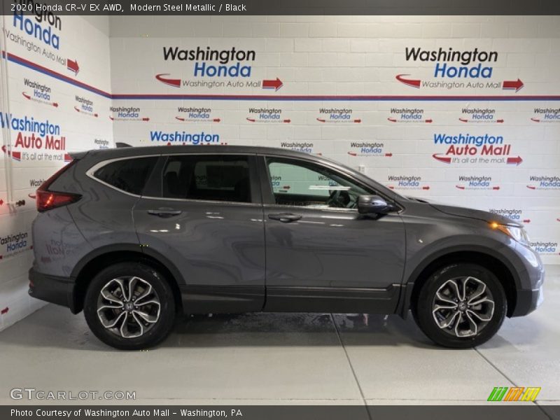 Modern Steel Metallic / Black 2020 Honda CR-V EX AWD