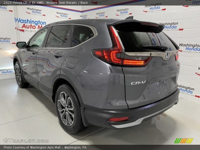 Modern Steel Metallic / Black 2020 Honda CR-V EX AWD