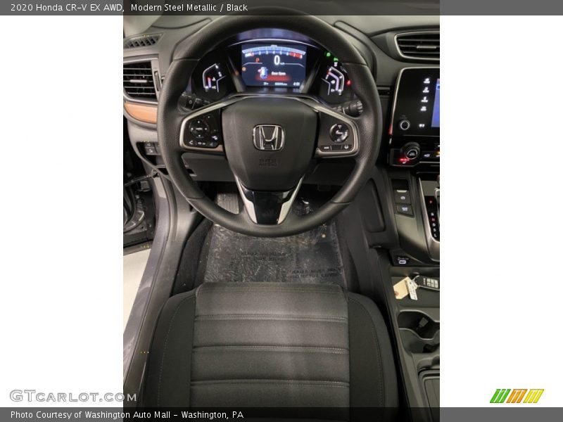 Modern Steel Metallic / Black 2020 Honda CR-V EX AWD