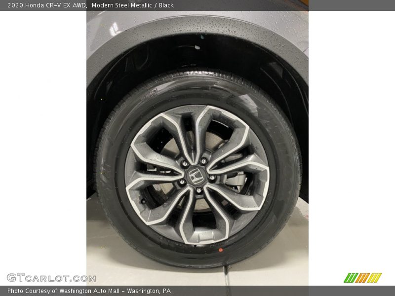 Modern Steel Metallic / Black 2020 Honda CR-V EX AWD