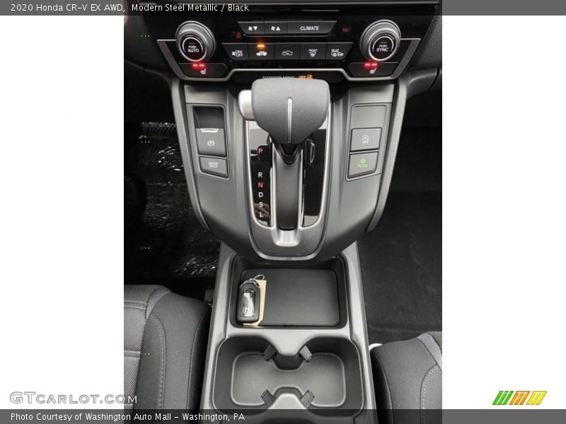 Modern Steel Metallic / Black 2020 Honda CR-V EX AWD