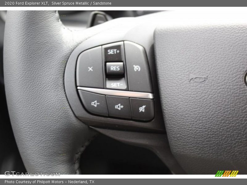 Silver Spruce Metallic / Sandstone 2020 Ford Explorer XLT