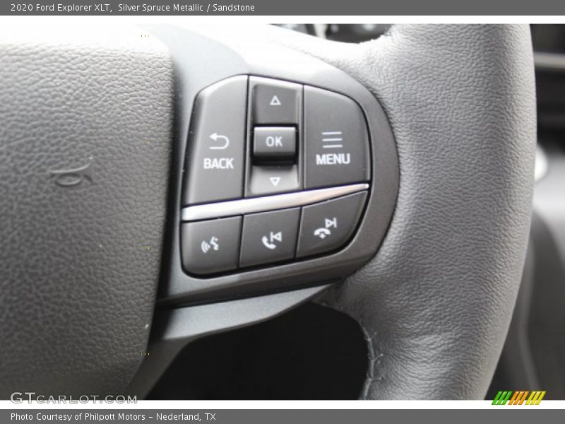 Silver Spruce Metallic / Sandstone 2020 Ford Explorer XLT