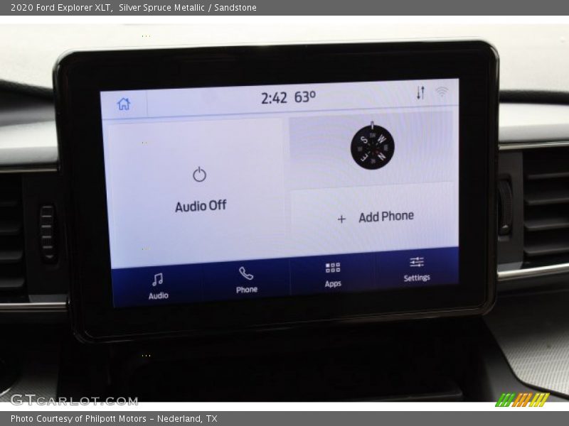 Silver Spruce Metallic / Sandstone 2020 Ford Explorer XLT