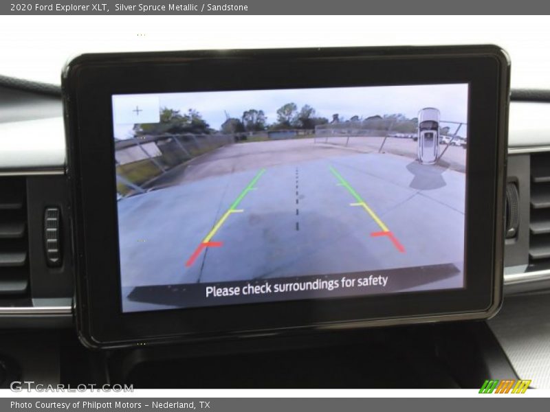 Silver Spruce Metallic / Sandstone 2020 Ford Explorer XLT