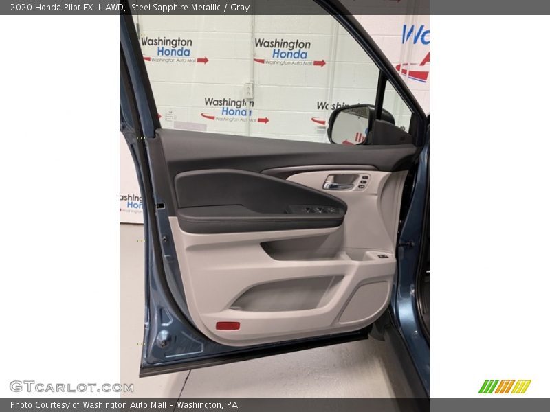 Steel Sapphire Metallic / Gray 2020 Honda Pilot EX-L AWD