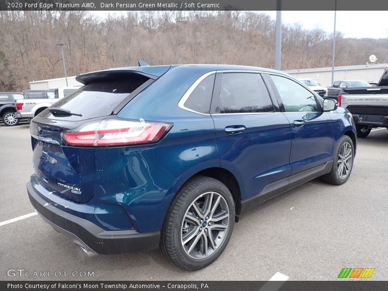 Dark Persian Green Metallic / Soft Ceramic 2020 Ford Edge Titanium AWD