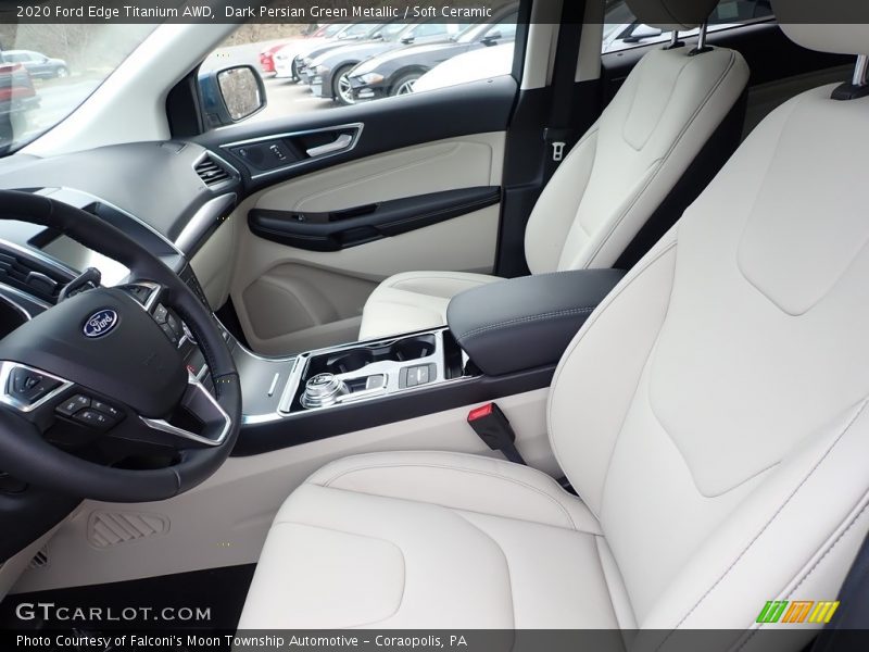 Front Seat of 2020 Edge Titanium AWD