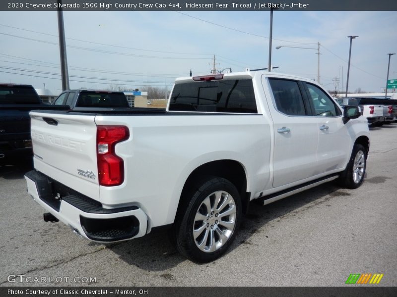 Iridescent Pearl Tricoat / Jet Black/­Umber 2020 Chevrolet Silverado 1500 High Country Crew Cab 4x4