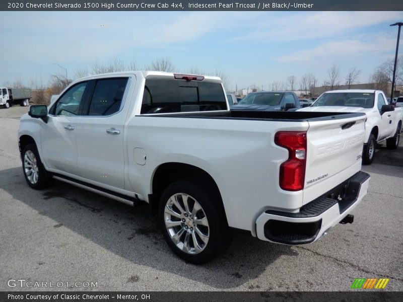 Iridescent Pearl Tricoat / Jet Black/­Umber 2020 Chevrolet Silverado 1500 High Country Crew Cab 4x4