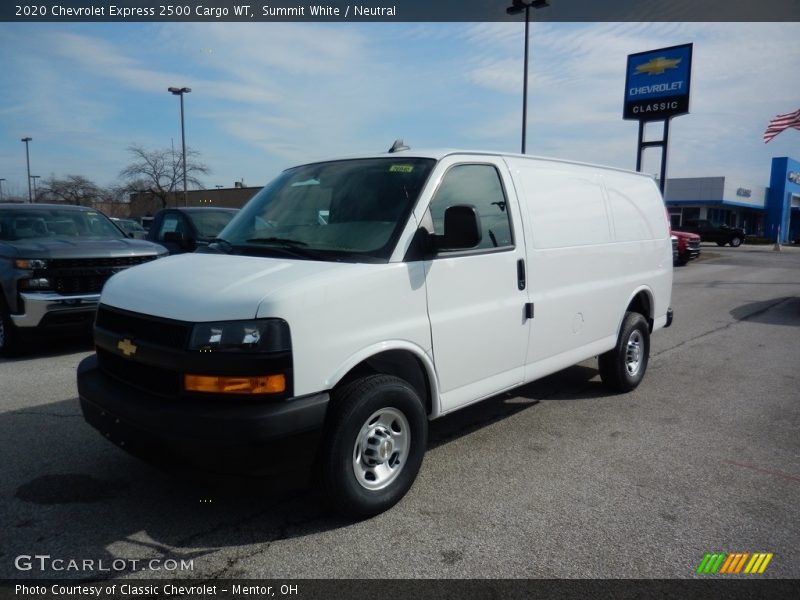 Summit White / Neutral 2020 Chevrolet Express 2500 Cargo WT
