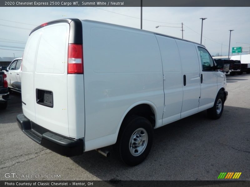 Summit White / Neutral 2020 Chevrolet Express 2500 Cargo WT