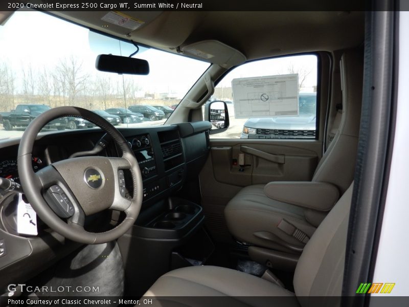 Summit White / Neutral 2020 Chevrolet Express 2500 Cargo WT