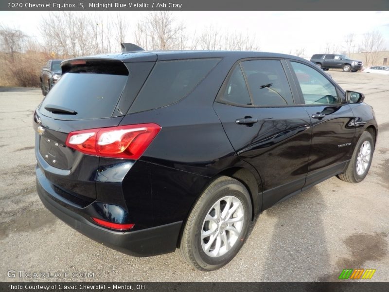 Midnight Blue Metallic / Ash Gray 2020 Chevrolet Equinox LS