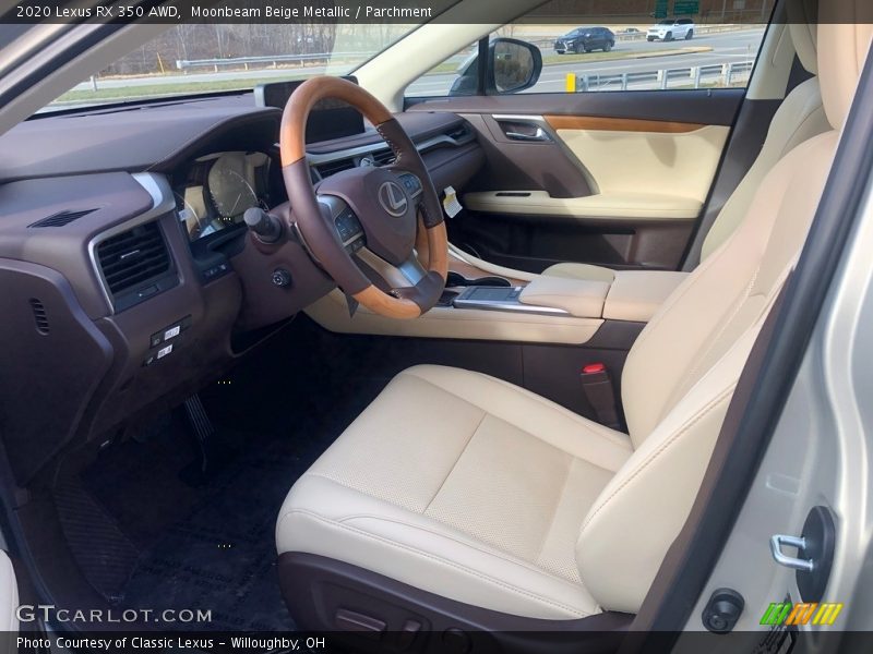 Moonbeam Beige Metallic / Parchment 2020 Lexus RX 350 AWD