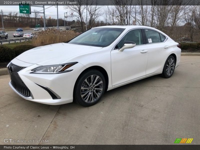 Eminent White Pearl / Flaxen 2020 Lexus ES 350