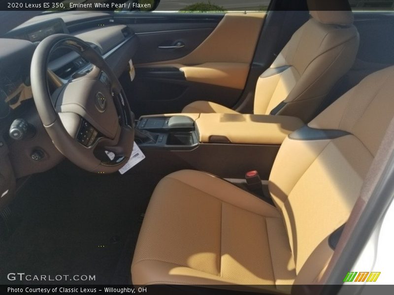 Eminent White Pearl / Flaxen 2020 Lexus ES 350