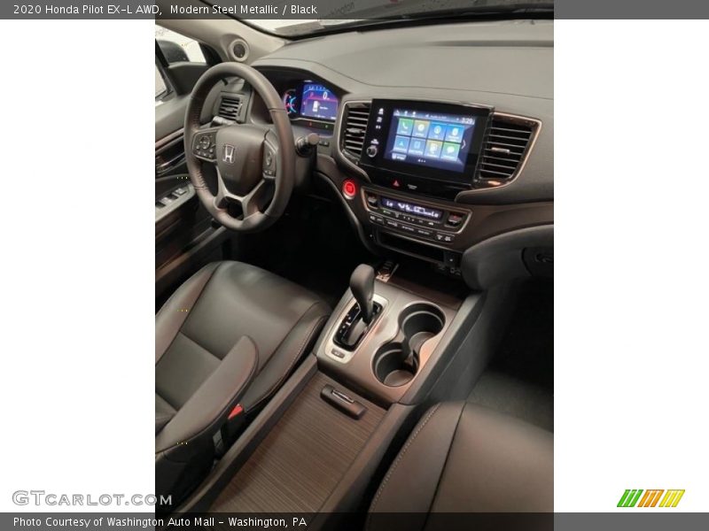 Modern Steel Metallic / Black 2020 Honda Pilot EX-L AWD