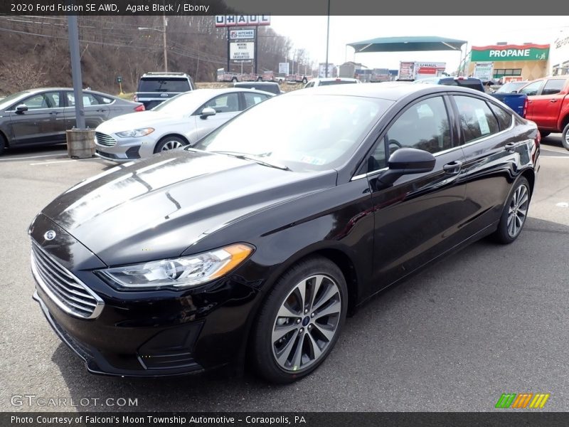 Agate Black / Ebony 2020 Ford Fusion SE AWD