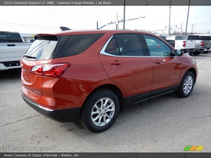 Cayenne Orange Metallic / Jet Black 2020 Chevrolet Equinox LT AWD