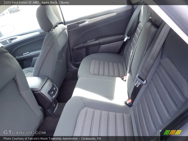 Agate Black / Ebony 2020 Ford Fusion SE AWD