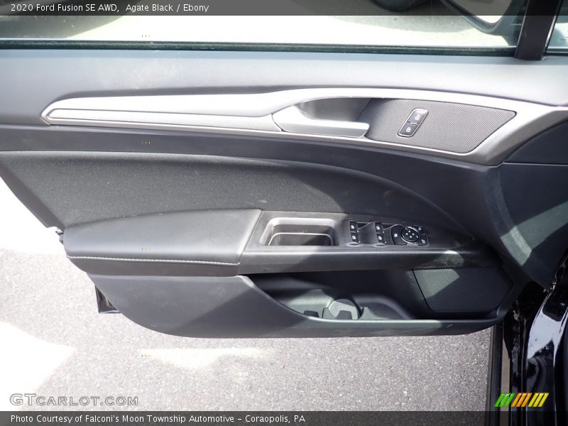 Agate Black / Ebony 2020 Ford Fusion SE AWD