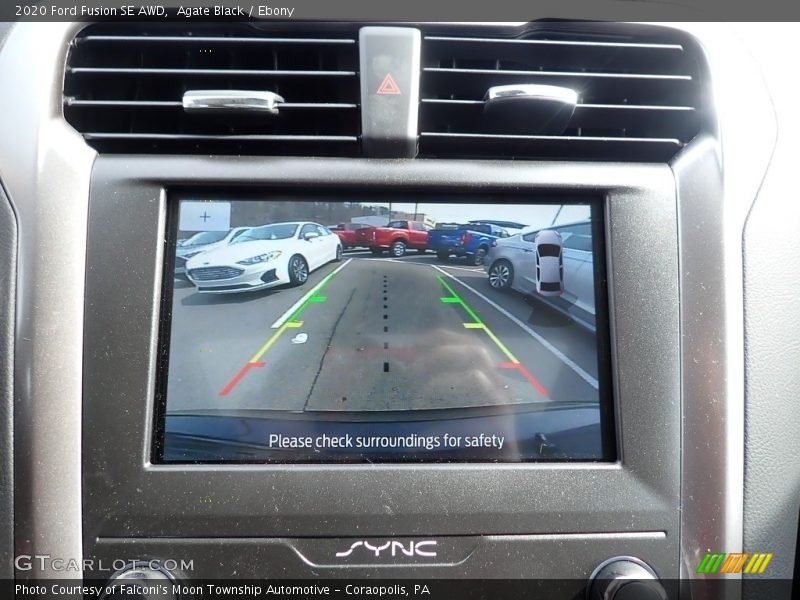 Agate Black / Ebony 2020 Ford Fusion SE AWD