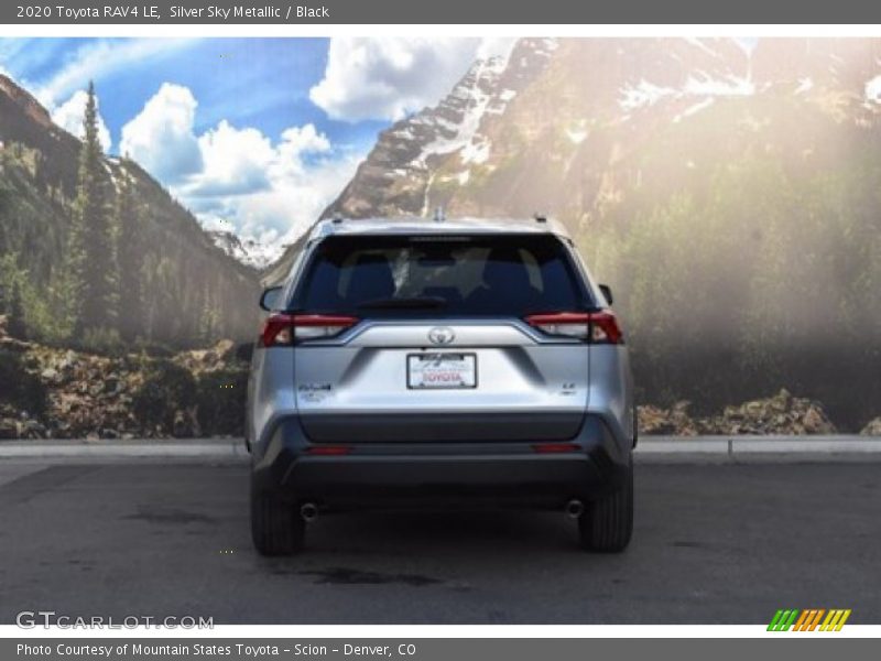Silver Sky Metallic / Black 2020 Toyota RAV4 LE