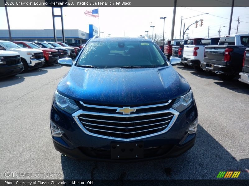 Pacific Blue Metallic / Jet Black 2020 Chevrolet Equinox Premier AWD
