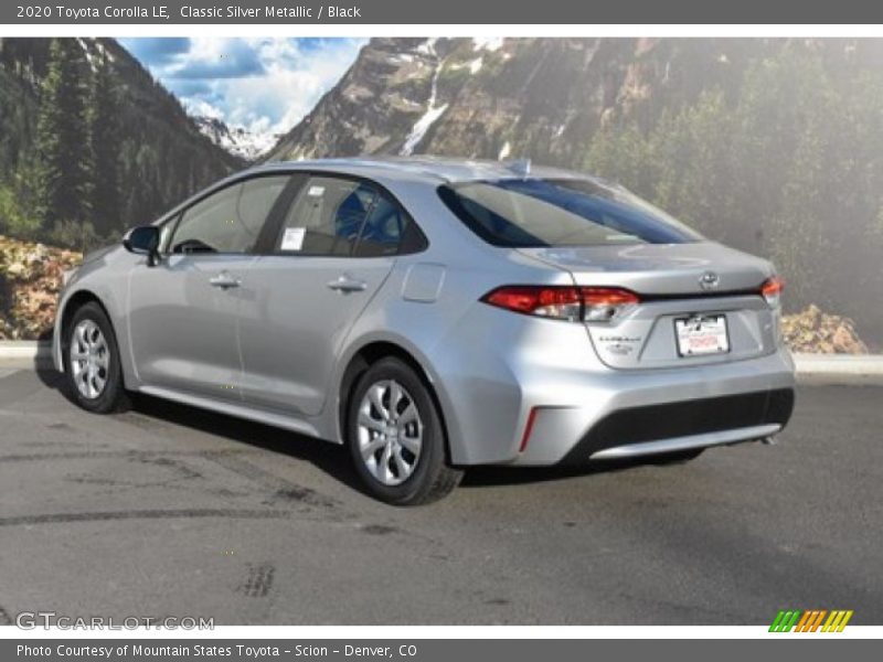 Classic Silver Metallic / Black 2020 Toyota Corolla LE