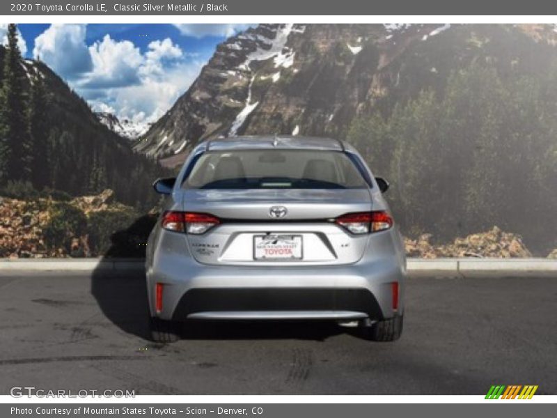 Classic Silver Metallic / Black 2020 Toyota Corolla LE