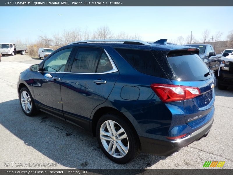 Pacific Blue Metallic / Jet Black 2020 Chevrolet Equinox Premier AWD