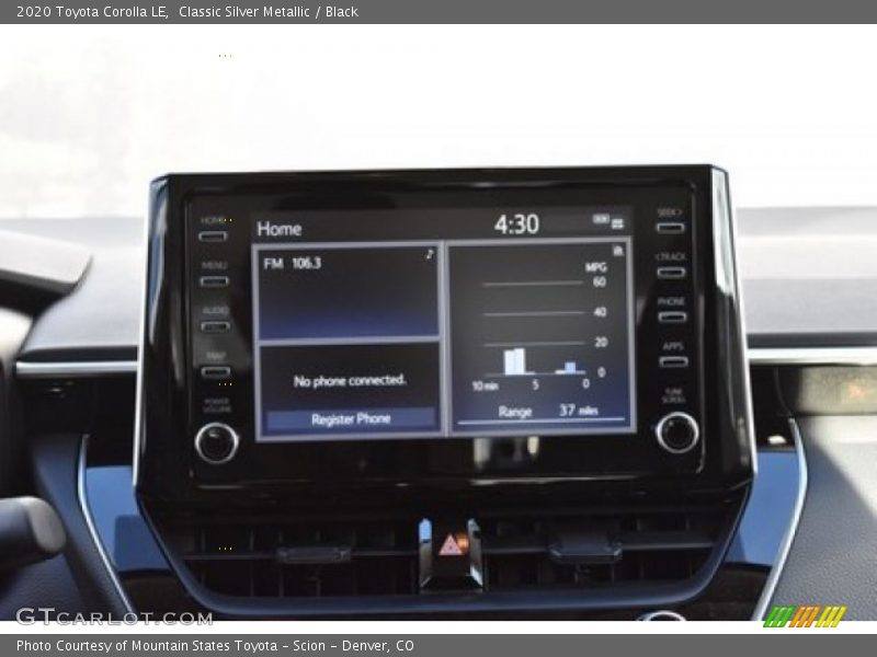 Classic Silver Metallic / Black 2020 Toyota Corolla LE