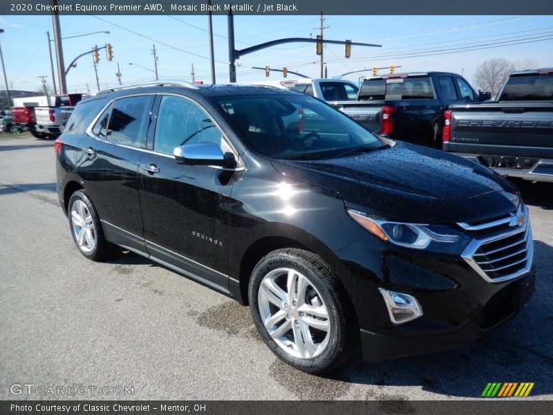 Mosaic Black Metallic / Jet Black 2020 Chevrolet Equinox Premier AWD