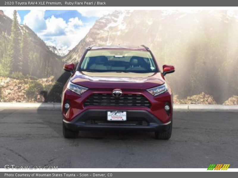 Ruby Flare Pearl / Black 2020 Toyota RAV4 XLE Premium