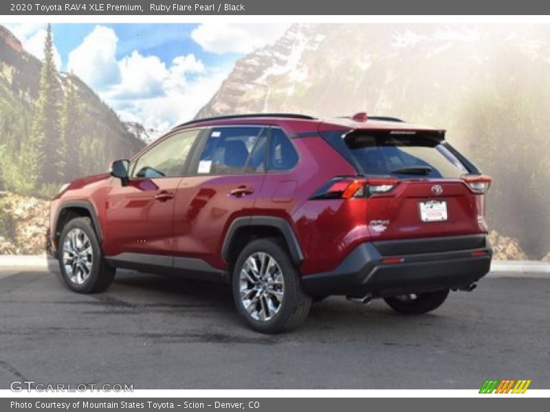 Ruby Flare Pearl / Black 2020 Toyota RAV4 XLE Premium